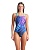 Купальник женский Arena FLOW V LB,  008935 790, navy multi-water в магазине Спорт - Пермь