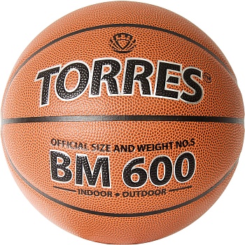 Мяч для баскетбола TORRES BM600 B32027, размер 7