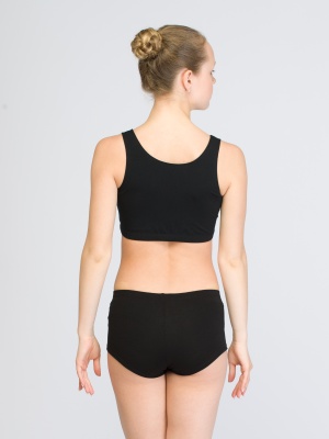 Спортивные трусы-шорты короткие для девочек Korri Ш25-351, черные