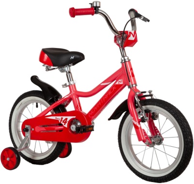 Велосипед NOVATRACK NOVARA, 14", алюминиевый, коралловый в Магазине Спорт - Пермь