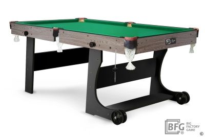 Бильярдный стол Start Line BFG Compact Light, 6 футов, ПУЛ, цвет анкор+черный