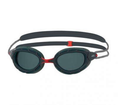 Очки для плавания ZOGGS Predator Polarized (Regular Fit) цвет: черный/красный в магазине Спорт - Пермь