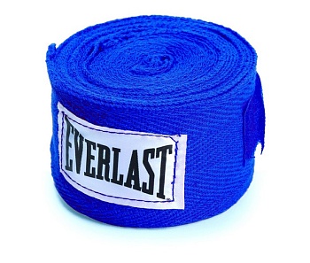 Бинты боксерские Everlast 3,5 м, синие (4466BL) в магазине Спорт - Пермь