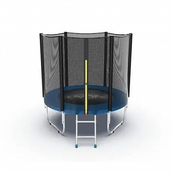 Батут EVO JUMP External 6ft (Blue) + Lower net. синий в Магазине Спорт - Пермь
