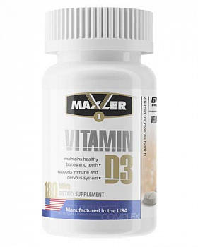 Maxler Vitamin D3 - 180 таблеток, витамин Д3 в магазине Спорт - Пермь
