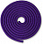 Скакалка для художественной гимнастики Утяжеленная 180 г INDIGO, SM-123, Фиолетовый, 3 м