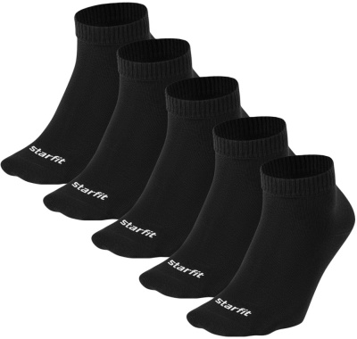 Носки спортивные Starfit Charge SCS2525PB, черный, 5 пар