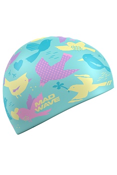 Шапочка для плавания Mad Wave Birds M0574 31 0 00W в магазине Спорт - Пермь