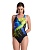 Купальник женский Arena FUNNY SPOT V BACK LB, 007199 550, black multi - blue china в магазине Спорт - Пермь