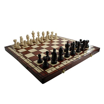 Шахматы "Турнирные" размер 8 с инкрустацией доски деревом Артикул: 98