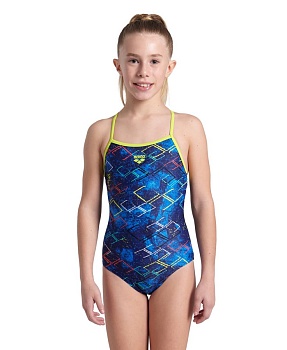 Купальник детский Arena DALY LIGHT DROP JR, 003294 903, navy-soft gr-navy multi в магазине Спорт - Пермь