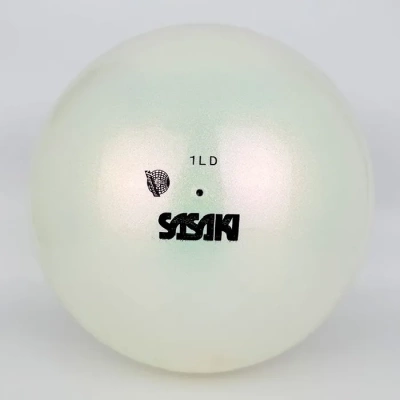 Мяч для художественной гимнастики Sasaki М-207MG-F, 18 см, цвет PLW PearlWhite