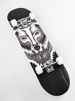 Скейтборд Saimaa 77 см, "Wolf", Артикул: SH04