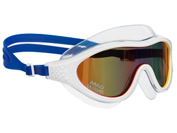 Маска для плавания Mad Wave Shade rainbow, M0464 03 0 02W, White в магазине Спорт - Пермь