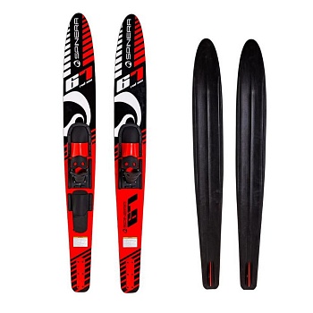 Лыжи парные прогулочные SPINERA COMBO SKI RED SEA 67'' S23