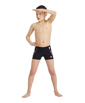 Детские плавки Arena CRAZY SWIM SHORT PLACEMENT JR 5100 550,black-black multi в магазине Спорт - Пермь