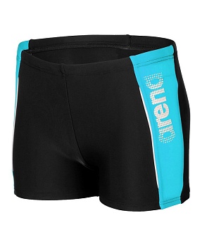 Детские плавки-шорты Arena THRICE JR SHORT R, 6498 580, black-turquoise-white в магазине Спорт - Пермь