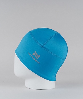 Тренировочная шапка Nordski Warm Light Blue NSV228790 в магазине Спорт - Пермь