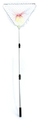 Подсачек Namazu L- 150 см, треугольный обод 60 см, леска, складной телескопический