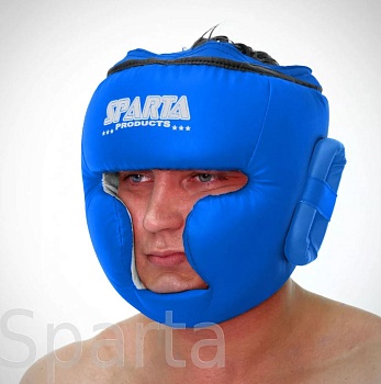 Шлем тренировочный с защитой подбородка  SPARTA 802 в магазине Спорт - Пермь