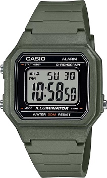 Наручные часы с хронографом Casio W-217H-3A в магазине Спорт - Пермь