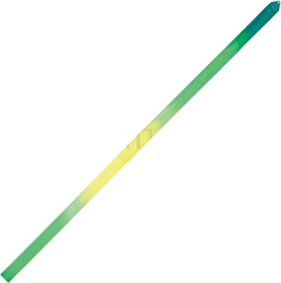 Лента для художественной гимнастики SASAKI 6 метров M-71HG, цвет: GxAPGxLYMY (зеленый/желтый/лимонный)