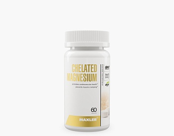 Maxler Хелатный Магний бисглицинат 100 мг, вегетарианские таблетки, 60 штук в магазине Спорт - Пермь