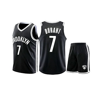 Форма баскетбольная подростковая Brooklyn (Durant №7) черная