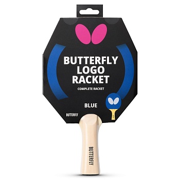 Ракетка для настольного тенниса Butterfly Logo Racket blue (FL)