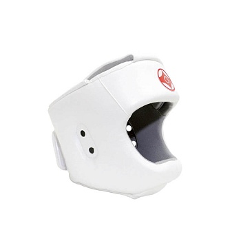 Шлем для каратэ с защитой верха головы (экокожа) LEOsports в магазине Спорт - Пермь