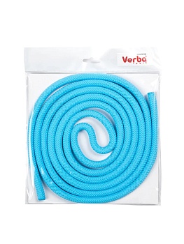 Скакалка гимнастическая Verba JUNIOR, 2,5м, голубая