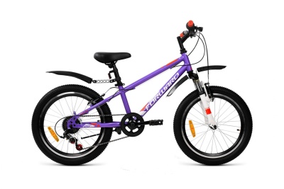 Велосипед Forward UNIT 20" 2.0, 6 скоростей, рама 10.5", фиолетовый в Магазине Спорт - Пермь