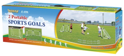 Ворота футбольные PROXIMA JC-429A 121х90х60 см (пара, 2шт.) пластик