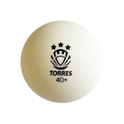 Мяч для настольного тенниса Torres Profi TT21012, 3 звезды, цвет белый, 6 штук