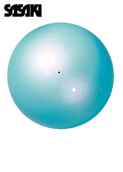 Мяч для художественной гимнастики SASAKI М-207MAU, 17см, цвет LIBU - голубой