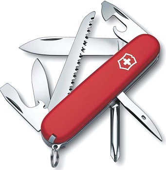 Нож Victorinox Hiker, 91 мм, 13 функций, красный, 1.4613