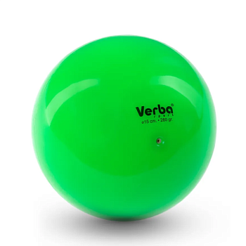 Мяч для художественной гимнастики Verba Sport, цвет: зеленый однотонный