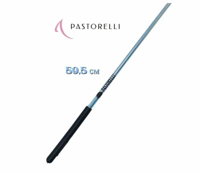 Палочка PASTORELLI с грифом ROTATOR LASER, 59,50 см, артикул 03891, цвет голубой с черным грифом