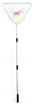 Подсачек Namazu L- 150 см, треугольный обод 60 см, леска, складной телескопический