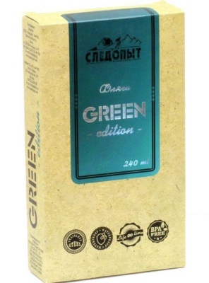 Фляжка Следопыт Green Edition-Traveller, 230 мл, зеленая