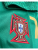 Форма футбольная подростковая Ronaldo № 7, красно-зеленая