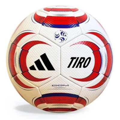 Мяч футбольный ADIDAS Tiro Competition JW1534 FIFA Pro, бело-красный, размер 5