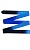 Лента SASAKI M-71HG-F 6м DENxFRBUxRYBU DeepNavyxFrenchBluexRoyalBlue