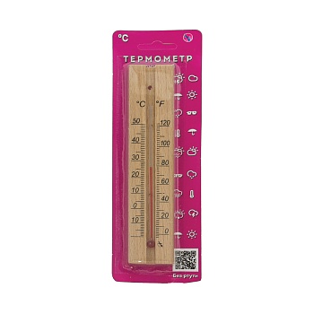 Термометр комнатный ТБ-206 "Деревянный" (t -10 + 50 С), арт. 2545530