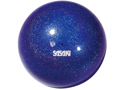 Мяч для художественной гимнастики SASAKI М-207BRM-F Meteor, 18,5 см, цвет ORBU - синий Мяч для художественной гимнастики SASAKI М-207BRM-F Meteor, 18,5 см, цвет ORBU - синий