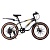 Велосипед подростковый COMIRON REBEL, 20", 7 скоростей, (рама 12), чёрный