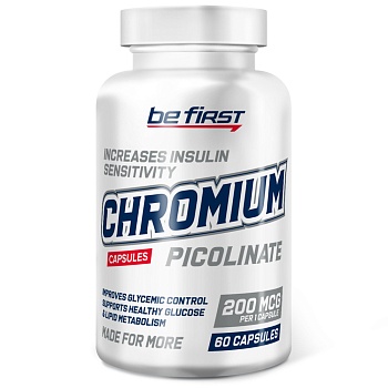 Be First - Chromium Picolinate (хром пиколинат) - 60 капсул в магазине Спорт - Пермь