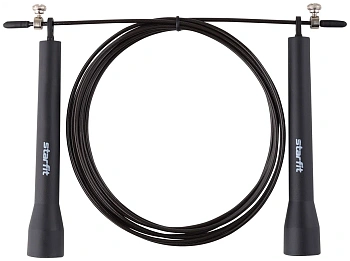 Скакалка STARFIT RP-202 скоростная, 3 м, черная в Магазине Спорт - Пермь