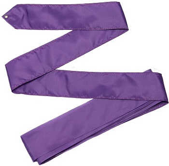 Лента гимнастическая без палочки Indigo 4 м, фиолетовая