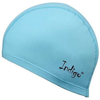 Шапочка для плавания INDIGO IN048, ткань прорезиненная с PU пропиткой в магазине Спорт - Пермь